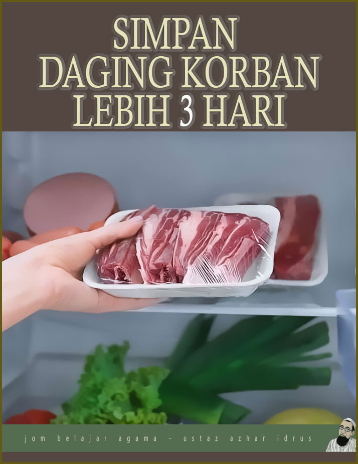 simpan daging korban