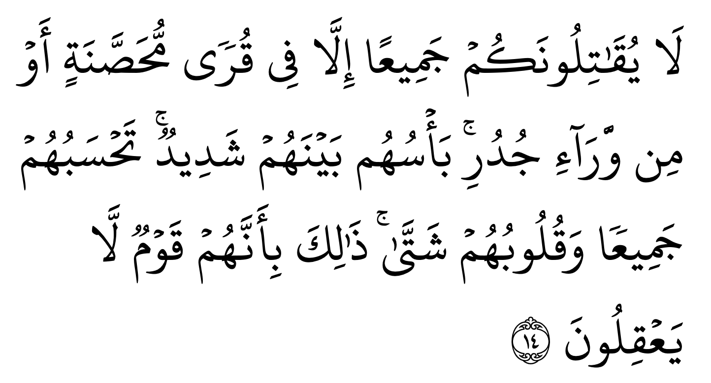 Surah al Hasyr ayat 14