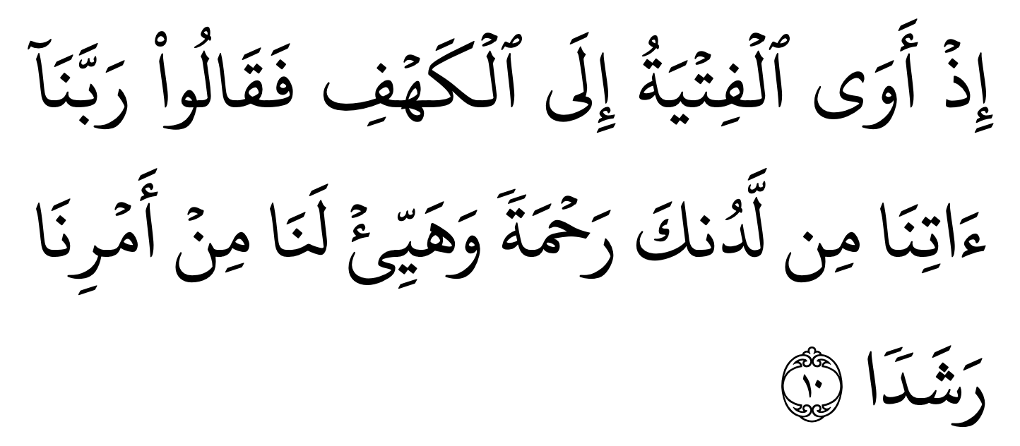 Surah al kahfi ayat 10