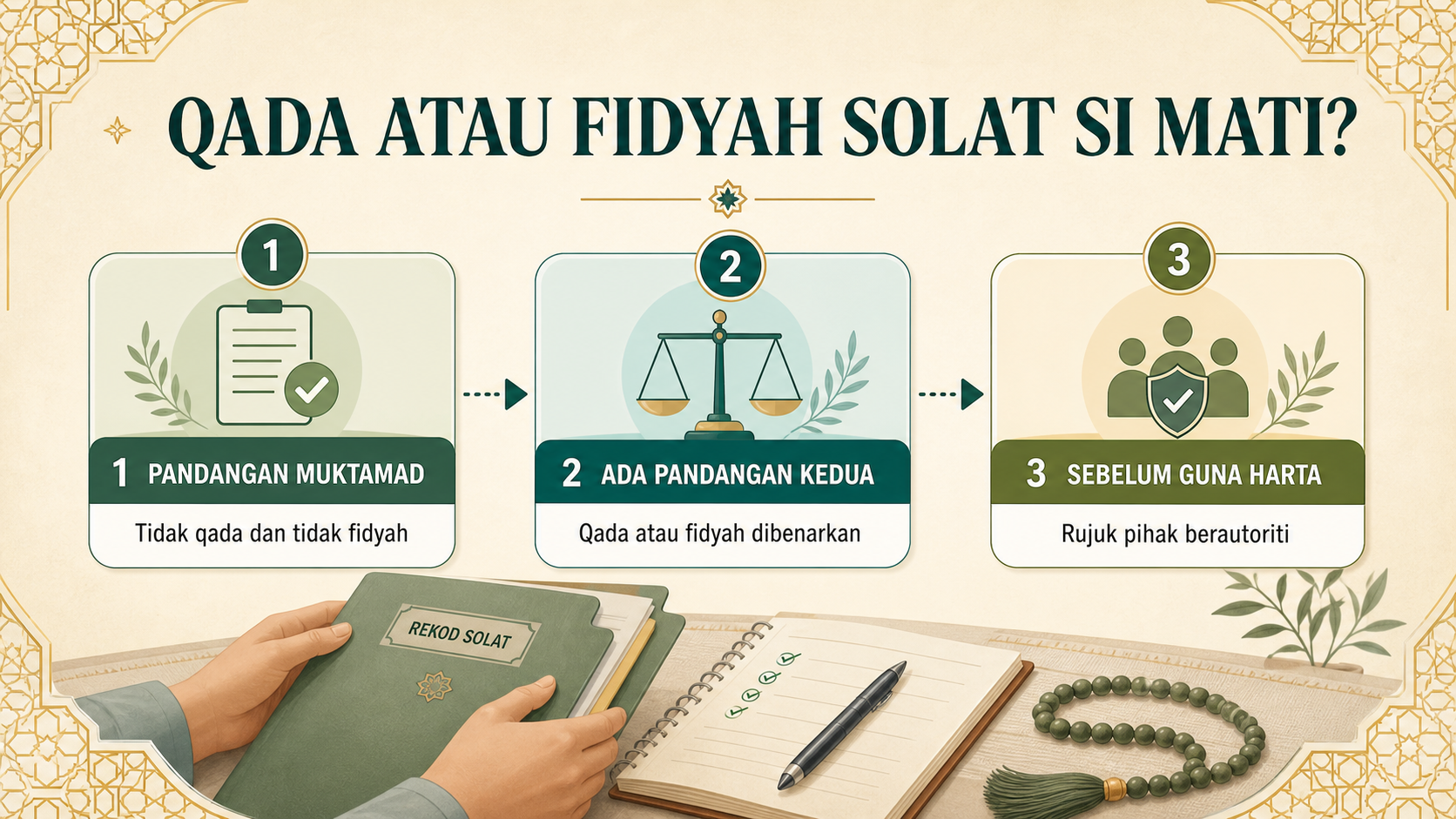 Panduan qada atau fidyah solat si mati untuk waris
