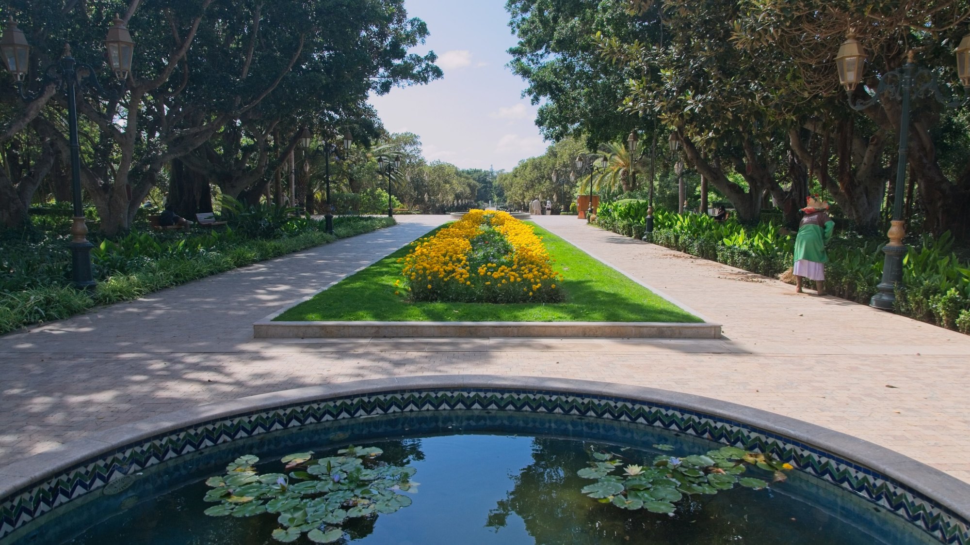 Taman Jardin d'Essais Botaniques berhampiran Agdal, Rabat