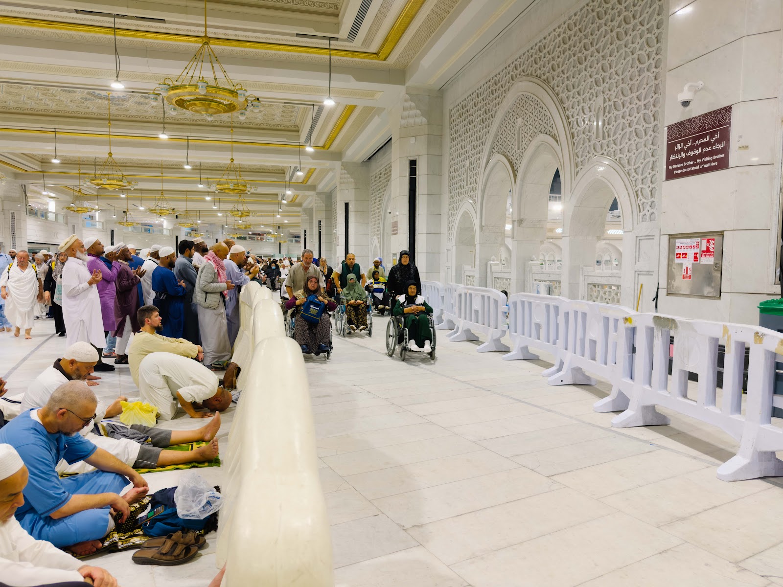 Laluan khas kerusi roda di Mas'a Masjidil Haram