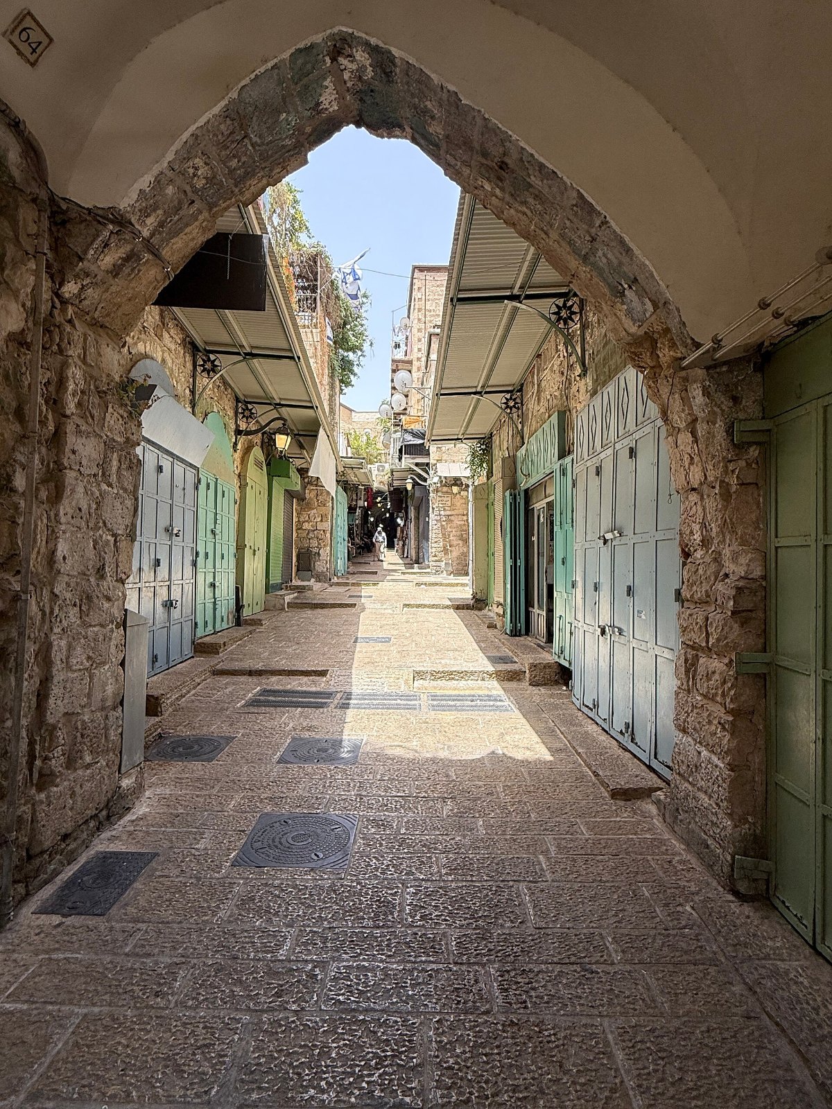 Lorong berbatu di Kota Lama Baitul Maqdis
