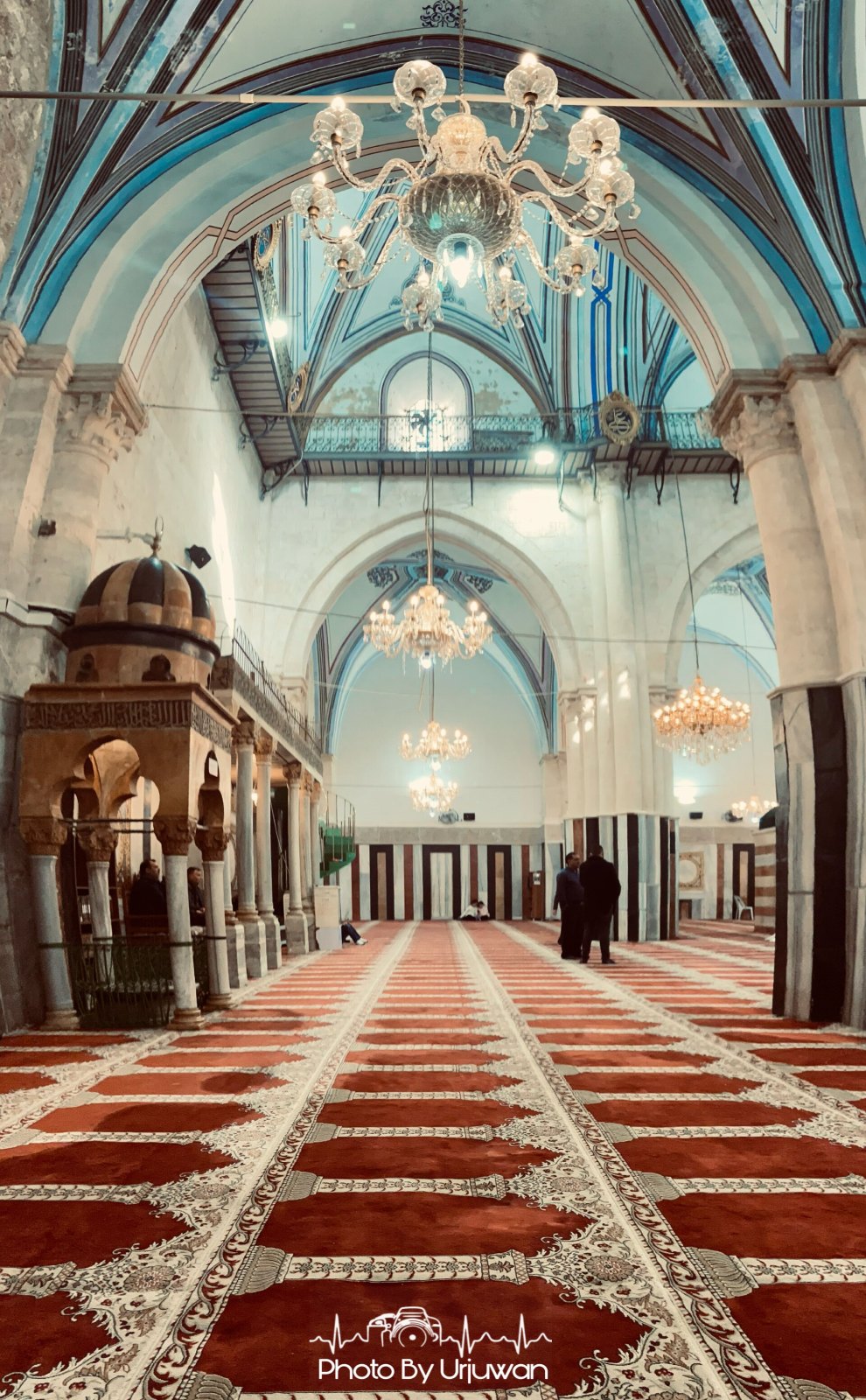 Ruang dalam Masjid Ibrahimi, Hebron