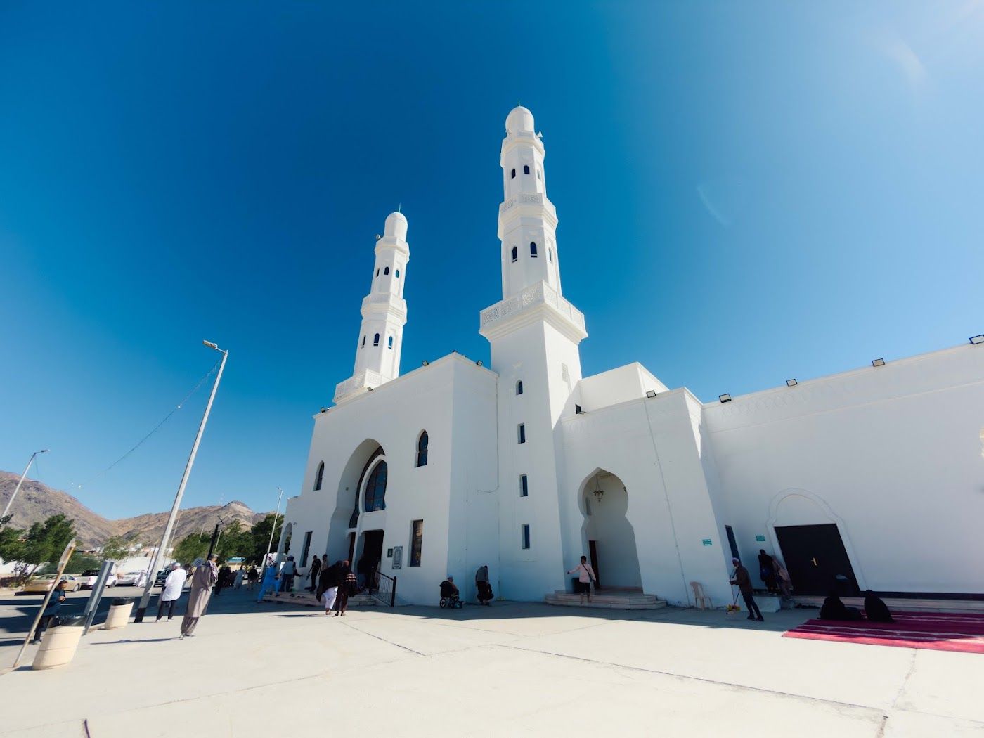 Masjid Quba di Madinah pada waktu pagi