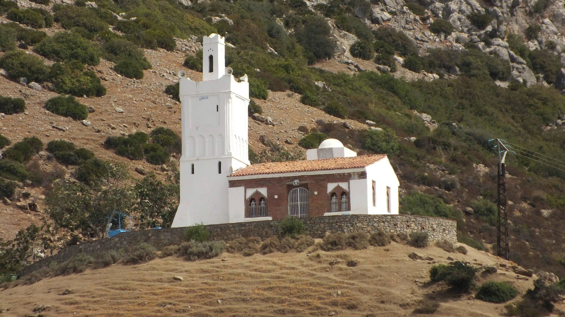Spanish Mosque di puncak bukit Bouzafar, Chefchaouen