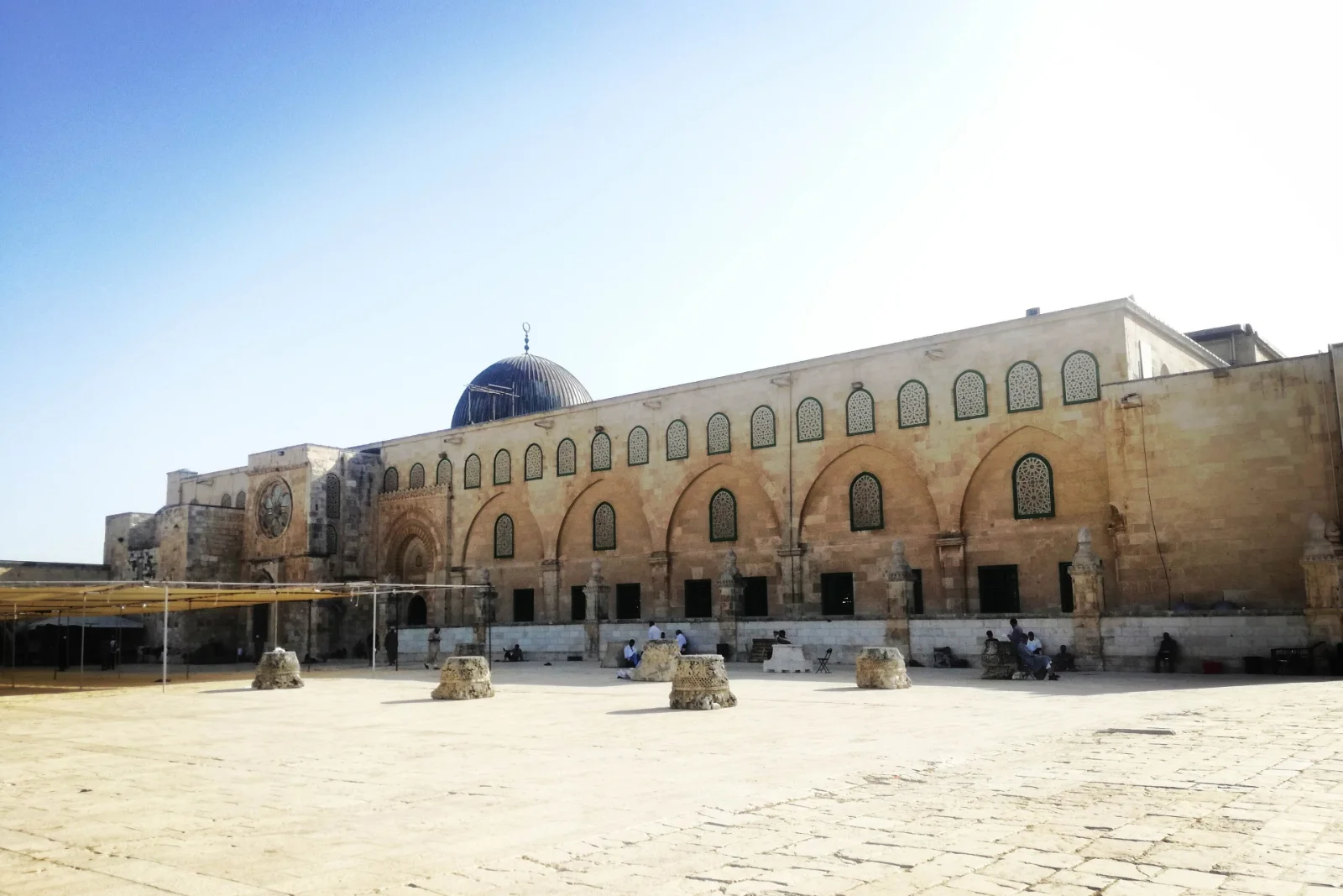 Bangunan Masjid Al-Qibli di bahagian selatan kawasan Masjidil Aqsa
