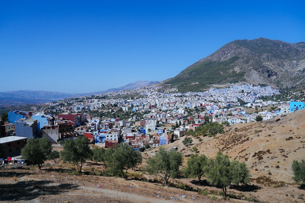 Panduan melawat Morocco, kota biru Chefchaouen di kaki Pergunungan Rif