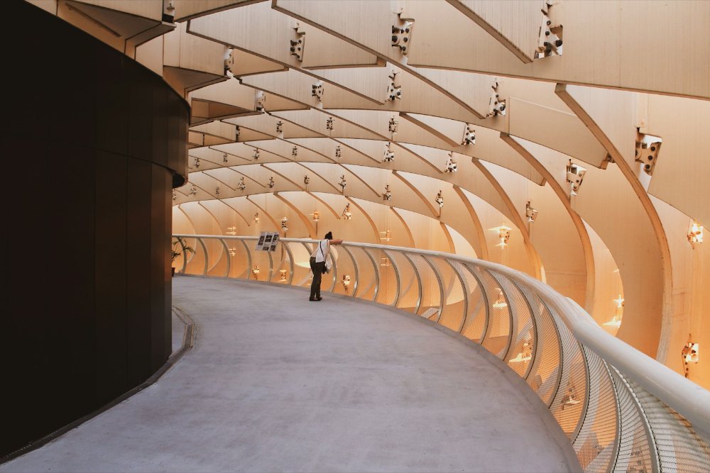 Laluan di atas bumbung Metropol Parasol, Sevilla