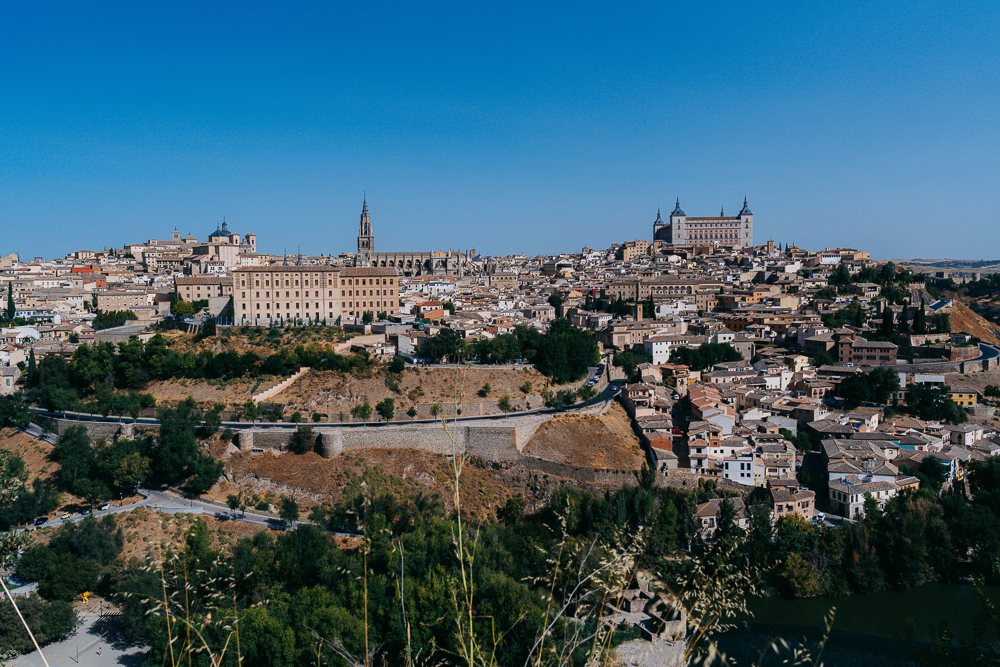 Panorama Toledo Sepanyol dari Mirador del Valle